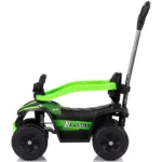 Masinuta de impins pentru copii cu maner Chipolino ATV Verde, cu bara de siguranta si lumini, 3 ani+ - imagine 4