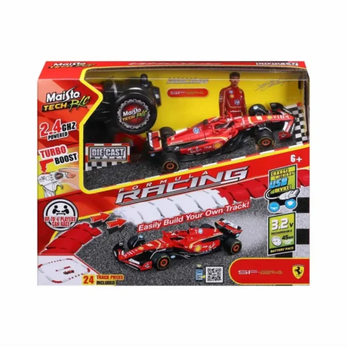 Set de joaca cu masina de curse Ferrari