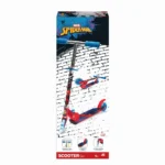 Trotineta pentru copii Spiderman cu roti luminoase, ghidon reglabil si platforma antiderapanta, 3 ani+ - imagine 8